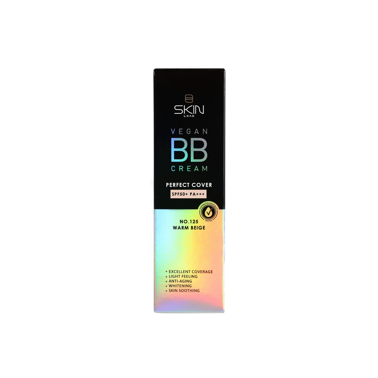 Vegan BB Cream Perfect Cover SPF50+ PA+++ #125 Warm Beige - 55ml