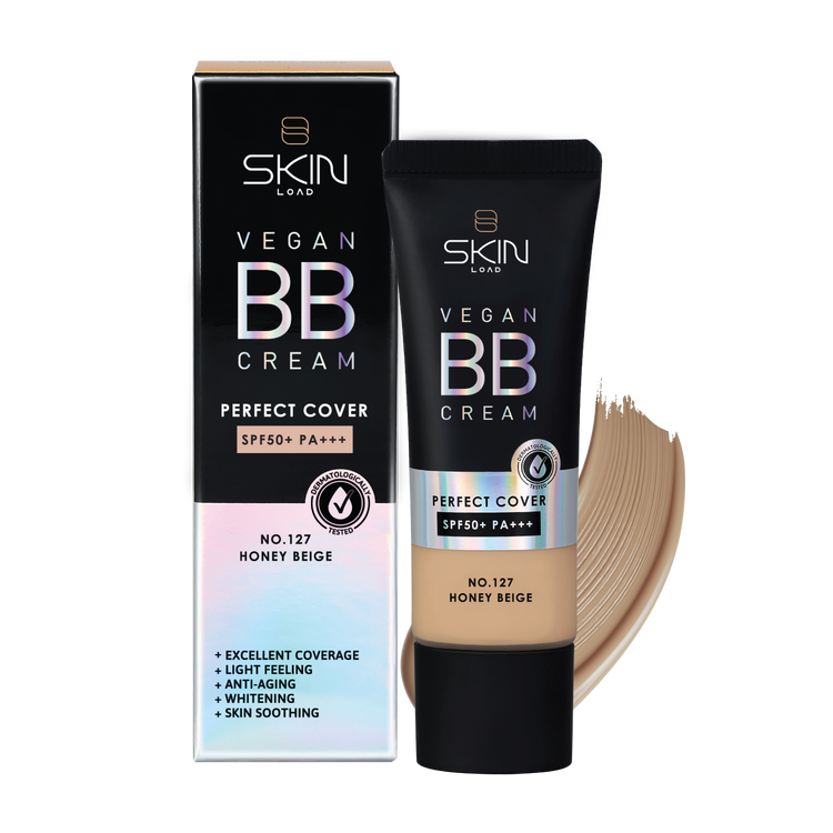 Vegan BB Cream Perfect Cover SPF50+ PA+++ #127 Honey Beige - 25ml